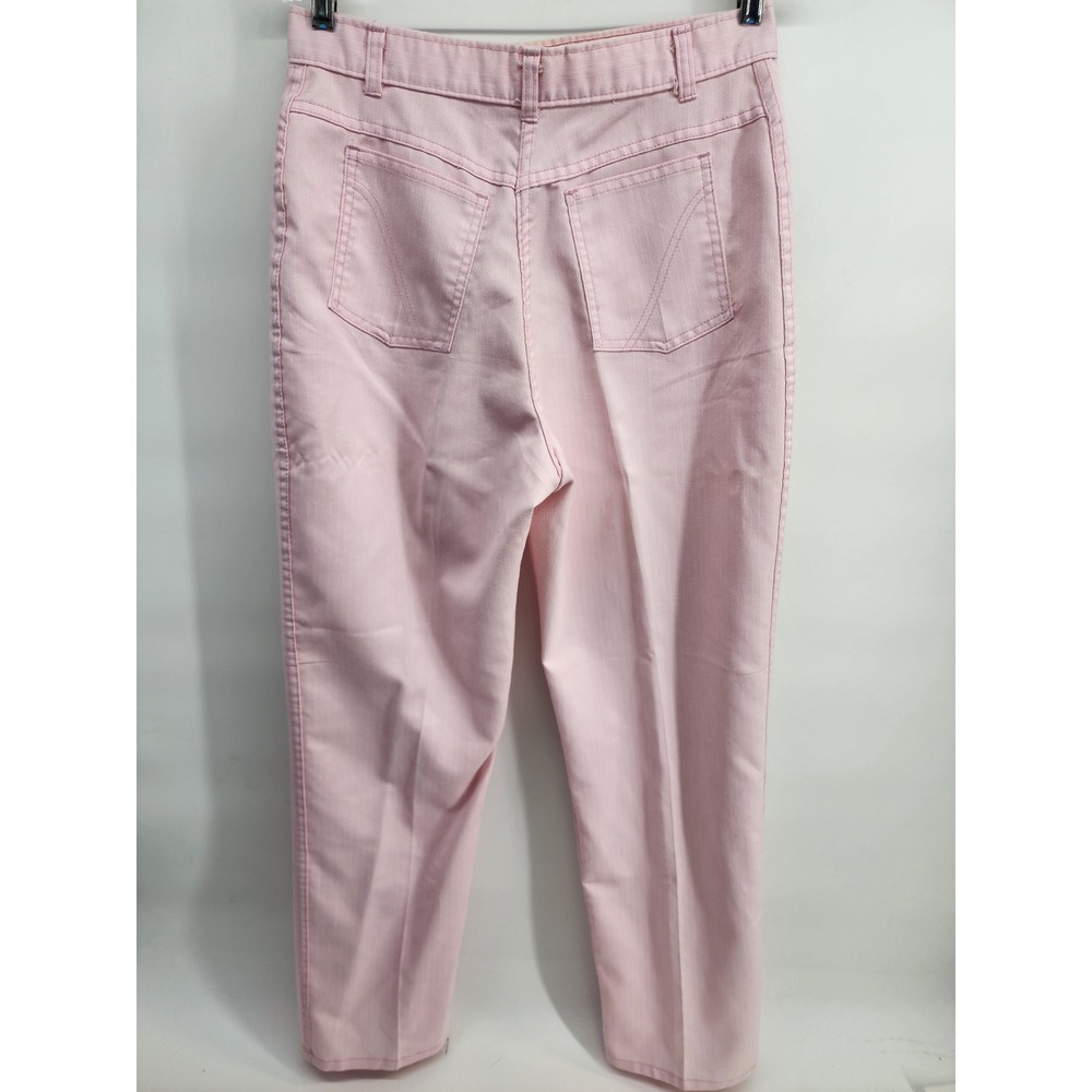 Vintage Pink High Waisted Straight Leg Pants Size 16 - Picture 2 of 9